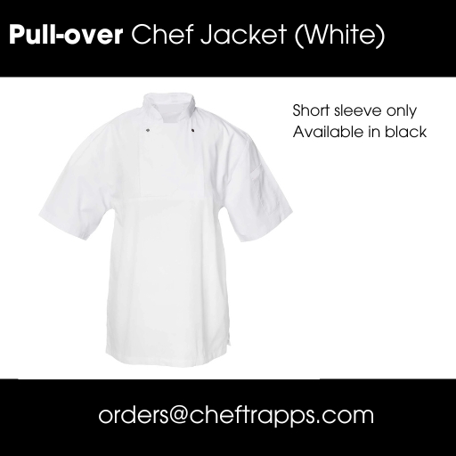 Pull-over Jacket White Chef Jacket Pull-Over White